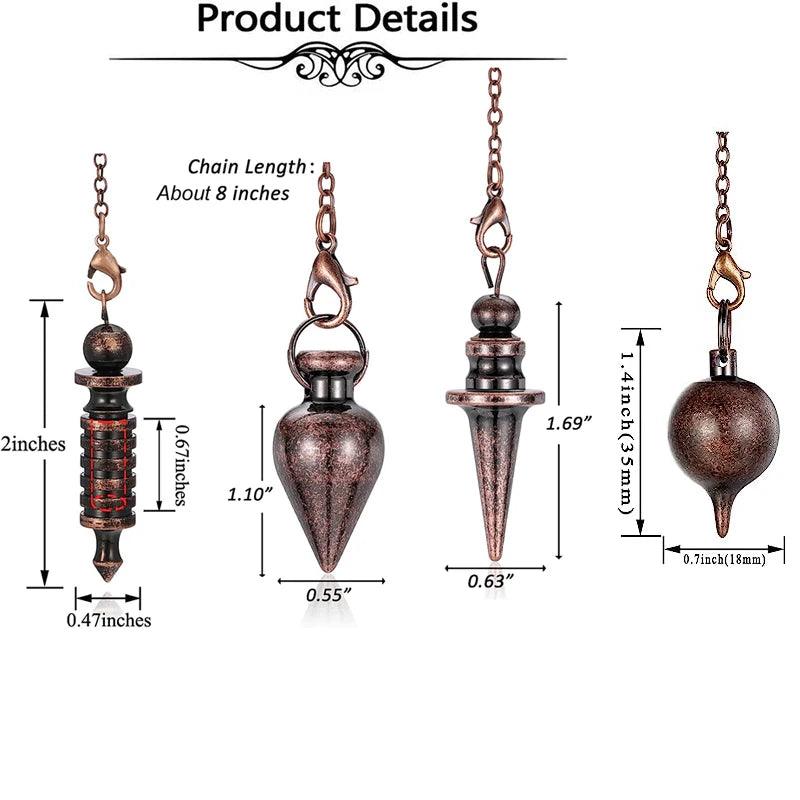 
Universe

Spiritual Growth

Spiritual Connection

Self-Discovery

Intuition

Inner Wisdom

Handcrafted

Energy Healing

Dowsing

Divination

Copper Pendulum

Answers