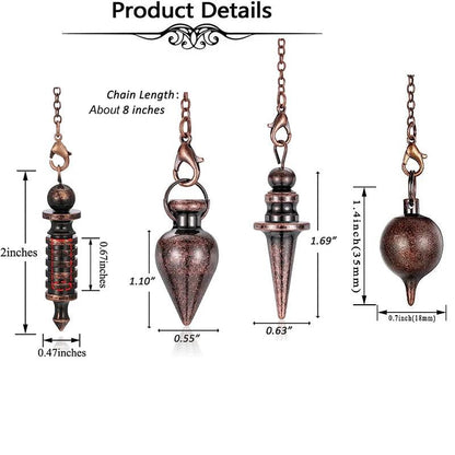 
Universe

Spiritual Growth

Spiritual Connection

Self-Discovery

Intuition

Inner Wisdom

Handcrafted

Energy Healing

Dowsing

Divination

Copper Pendulum

Answers