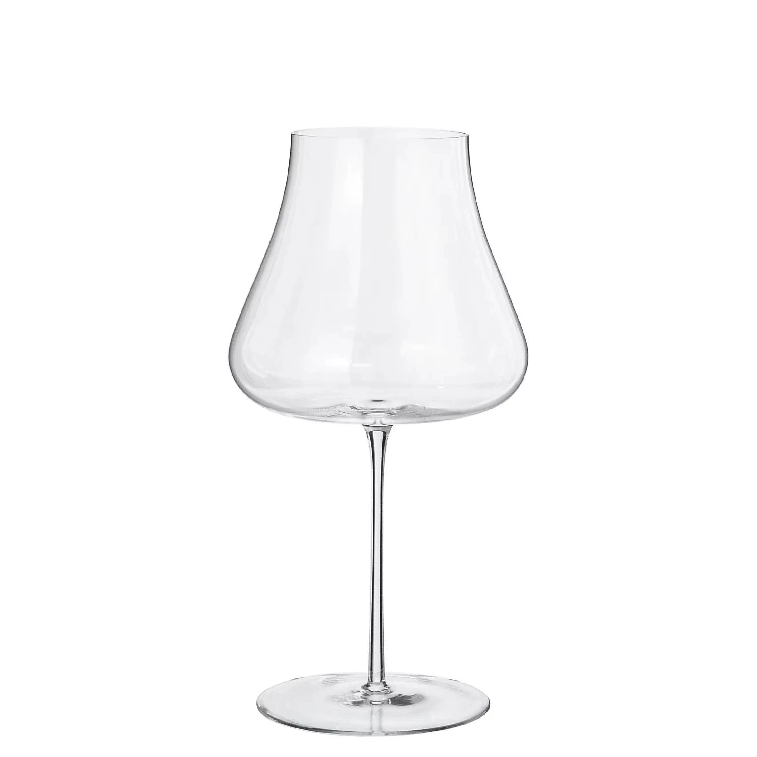 "Sommelier" wide bowl crystal wine glass, 700ml capacity, elegant long stem — CL House Drinkware collection