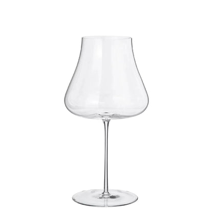 "Sommelier" wide bowl crystal wine glass, 700ml capacity, elegant long stem — CL House Drinkware collection