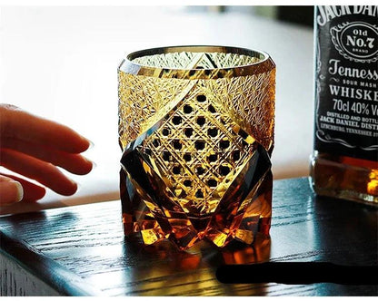 Whiskey Glass Amber Crystal Handcrafted Luxury Elegant Unique Hand-Cut Special Occasions Connoisseur

Utensils Drinkware

Home Decor Gift