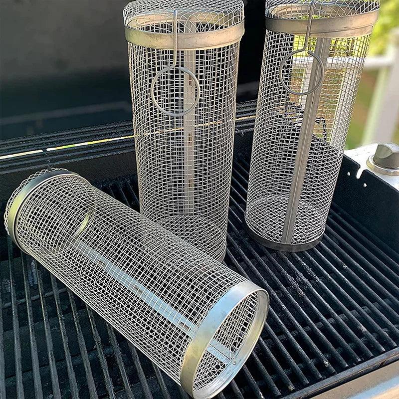 Versatile

Upgrade Grilling

Tailgating

Stainless Steel

Small Cuts of Meat Compact

Seafood

Rolling

Portable

Meats Rolling Grill Basket

Grill Vegetables

Even Cooking

Easy to Clean

Durable

Dishwasher Safe Rolling

Camping

BBQ Basket

Backyard BBQ BBQ Basket