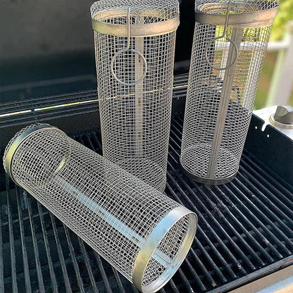 Versatile

Upgrade Grilling

Tailgating

Stainless Steel

Small Cuts of Meat Compact

Seafood

Rolling

Portable

Meats Rolling Grill Basket

Grill Vegetables

Even Cooking

Easy to Clean

Durable

Dishwasher Safe Rolling

Camping

BBQ Basket

Backyard BBQ BBQ Basket