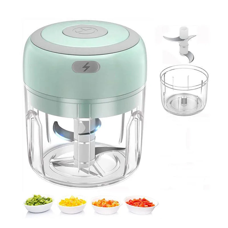 clHouse & Home
Electric garlic mincer 

Mini food processor USB

Vegetable chopper portable

Small onion dicer

Cordless kitchen gadgets

Ginger and chilli crusher

Garlic press alternative

USB rechargeable food prep

Compact vegetable cutter