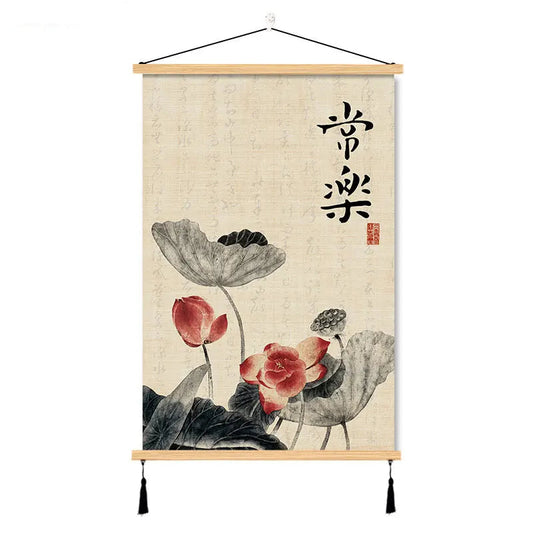 Zen wall art scroll

Buddhist calligraphy hanging

Feng Shui wall decor

Oriental canvas scroll

Spiritual home accessories

Traditional Chinese wall art

Mindfulness room decoration

Auspicious geomancy pendant

Meditation space art