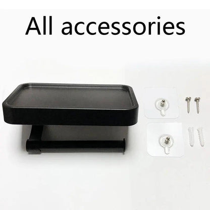Toilet Paper Holder, Stylish, Modern, Easy Install Durable, Rust-Resistant, Bathroom Space-Saving, Small Bathrooms, Easy Use  Decorative, Elegant, Bathroom Organized, Functional, Easy Clean