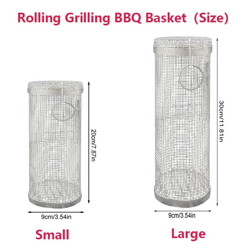 Versatile

Upgrade Grilling

Tailgating

Stainless Steel

Small Cuts of Meat Compact

Seafood

Rolling

Portable

Meats Rolling Grill Basket

Grill Vegetables

Even Cooking

Easy to Clean

Durable

Dishwasher Safe Rolling

Camping

BBQ Basket

Backyard BBQ BBQ Basket