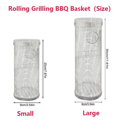 Versatile

Upgrade Grilling

Tailgating

Stainless Steel

Small Cuts of Meat Compact

Seafood

Rolling

Portable

Meats Rolling Grill Basket

Grill Vegetables

Even Cooking

Easy to Clean

Durable

Dishwasher Safe Rolling

Camping

BBQ Basket

Backyard BBQ BBQ Basket
