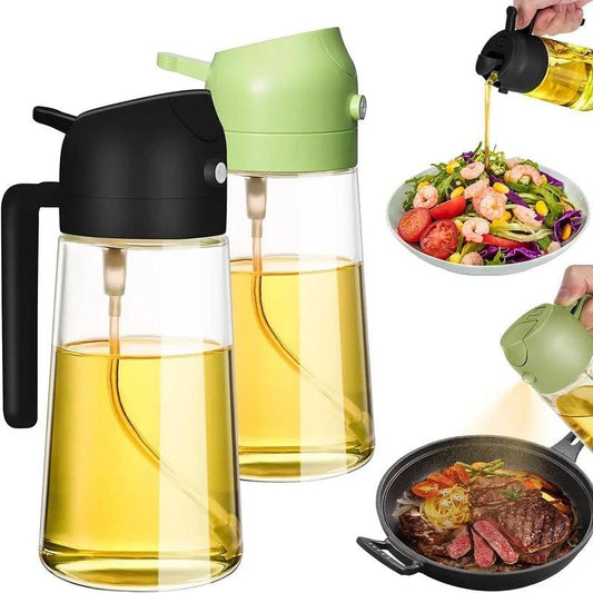 Spray distributeur d'huile : parfait pour distribuer de l'huile d'olive, du vinaigre, de la sauce soja