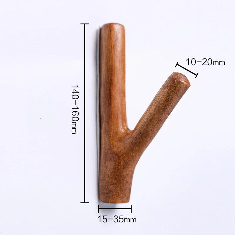  Wooden Coat Rack, Unique, 