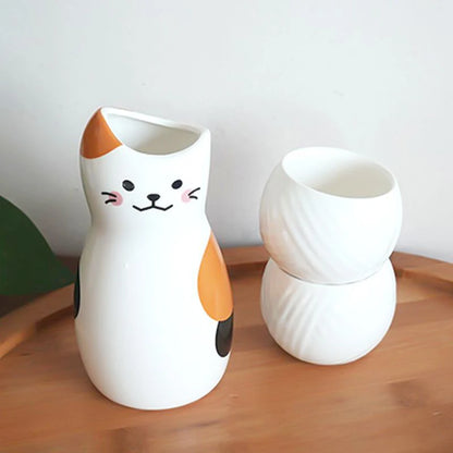 clHouse & Home
Cat design sake set UK

Japanese ceramic decanter

Kawaii cat kitchenware

Hand-painted sake cups

Tokkuri and Ochoko set

Traditional Japanese gift ideas

Unique ceramic tea set

Cat lover home decor

Lead-free ceramic drinkware
