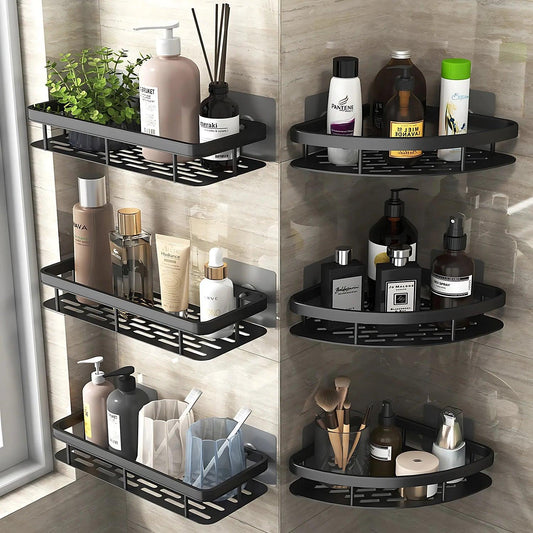 Corner Wall Shelf Wall Shelf Rectangular Shelf Home Decor Space-Saving Storage Modern Versatile Easy to Install