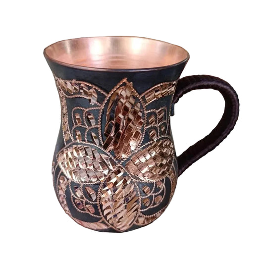 clHouse & Home
Vintage copper mug 

Handcrafted coffee cup

Pure copper tableware

Unique art texture mug

Artisan tea cup gift

Copper breakfast cup

Hammered copper drinkware

Handmade metal mug

Rustic kitchen accessories