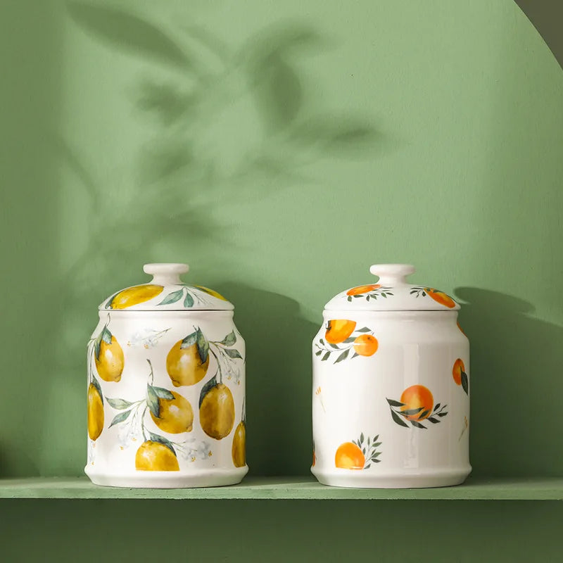 Lemon ceramic storage jar

Fruit shaped spice jar 

Citrus kitchen accessories

Lemon desktop organiser

Quirky food storage container

Yellow ceramic canister

Botanical kitchen supplies

Artisanal fruit storage bottle