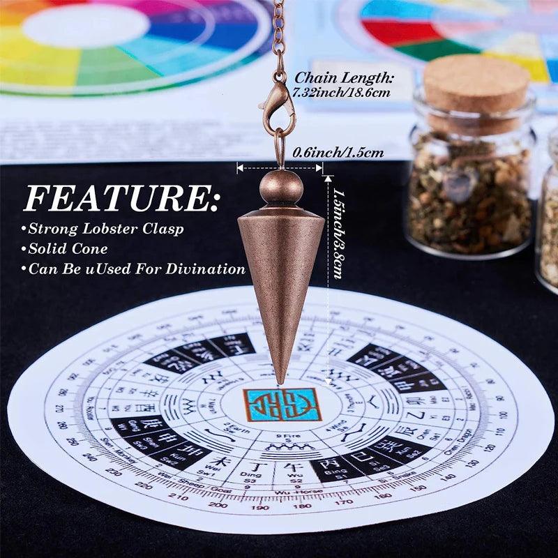 
Universe

Spiritual Growth

Spiritual Connection

Self-Discovery

Intuition

Inner Wisdom

Handcrafted

Energy Healing

Dowsing

Divination

Copper Pendulum

Answers