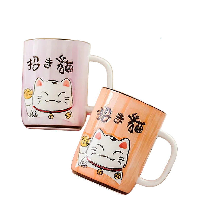 clHouse  Home
Japanese Maneki-neko coffee cup Large 400ml tea mug Hand-painted kitchen drinkware Kawaii lucky cat water cup Green handle ceramic mug Unique gift for cat lovers Oriental style tea ware

#UKHomeDecor #BritishHome #UKGifts #HomeDécorUK #ShopUK