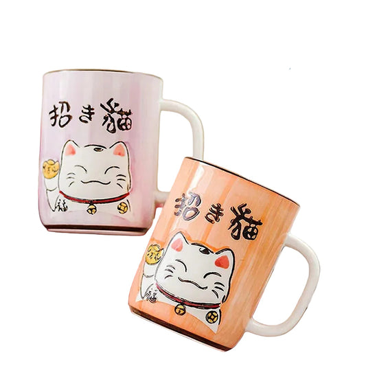 clHouse  Home
Japanese Maneki-neko coffee cup Large 400ml tea mug Hand-painted kitchen drinkware Kawaii lucky cat water cup Green handle ceramic mug Unique gift for cat lovers Oriental style tea ware

#UKHomeDecor #BritishHome #UKGifts #HomeDécorUK #ShopUK