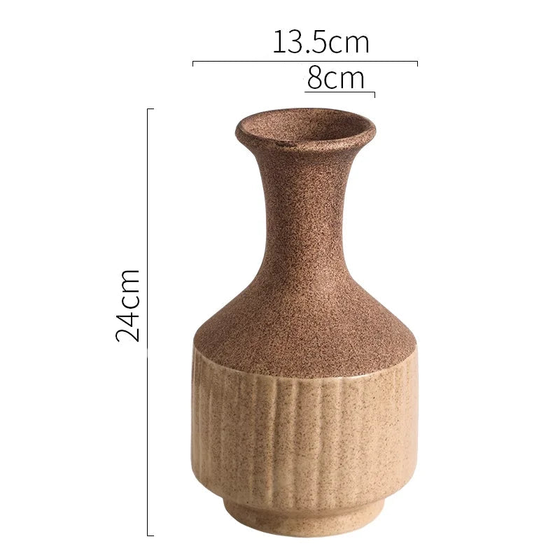 Chinese retro ceramic vase

High-end desktop ornament

Vintage dried flower planter

Luxury office decor

Oriental ceramic jar

Antique style home accessories

Dried floral vase UK

Artisanal pottery decoration

Niche living room ornaments