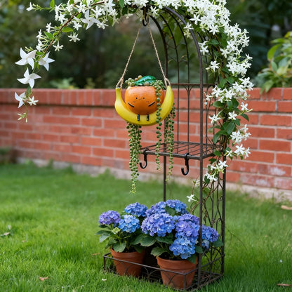 Fruit shaped hanging planter

Banana swing plant pot

Cute apple succulent holder

Hanging orange flower pot

Novelty garden ornaments

Small indoor hanging pots

Unique gift for plant lovers


