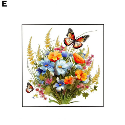 Mariposas florales vibrantes: transforma tus paredes