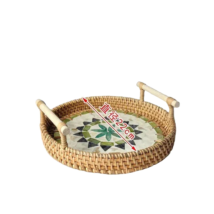 clHouse & Home
Rattan storage tray 

Shell inlay wicker basket

Boho living room organiser

Handcrafted jewellery tray

Round rattan tray with handles

Natural shell home decor

Artisan woven tray

Wicker trinket organiser