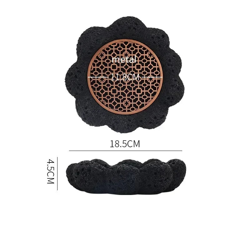 clHouse & Home
Black volcanic stone plate UK

Creative sushi serving tray

Unique honeycomb coal plate

Dry ice food presentation

Industrial style tableware

Artisan cold plate for sushi

Modern black dinnerware

Designer gift for chefs