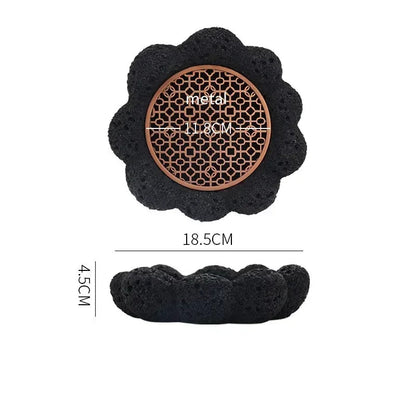 clHouse & Home
Black volcanic stone plate UK

Creative sushi serving tray

Unique honeycomb coal plate

Dry ice food presentation

Industrial style tableware

Artisan cold plate for sushi

Modern black dinnerware

Designer gift for chefs