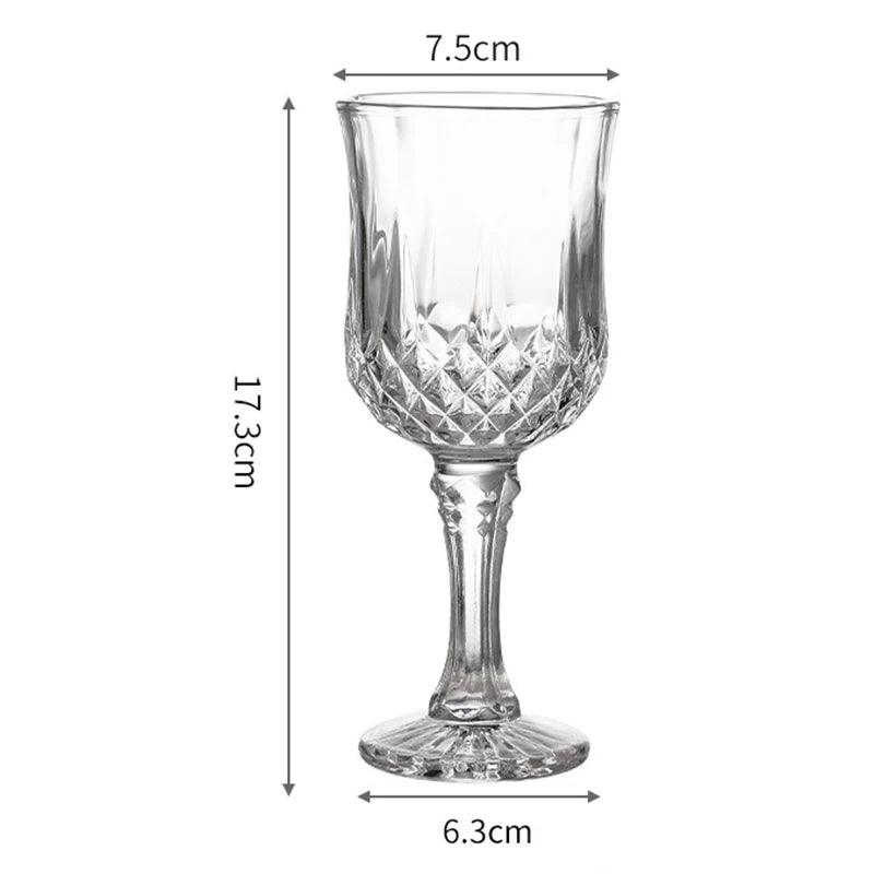 Luxury Glass Goblet Red Wine Goblet Crystal Goblet Handcrafted Elegant Timeless Hand-Blown Wine Lover Special Occasions Statement Piece Drinkware