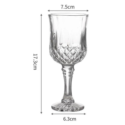 Luxury Glass Goblet Red Wine Goblet Crystal Goblet Handcrafted Elegant Timeless Hand-Blown Wine Lover Special Occasions Statement Piece Drinkware