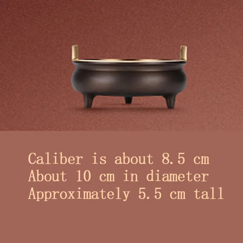 "Ding" pure copper tripod incense burner — CL House Candles & Fragrance
