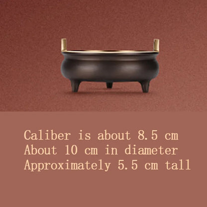 "Ding" pure copper tripod incense burner — CL House Candles & Fragrance