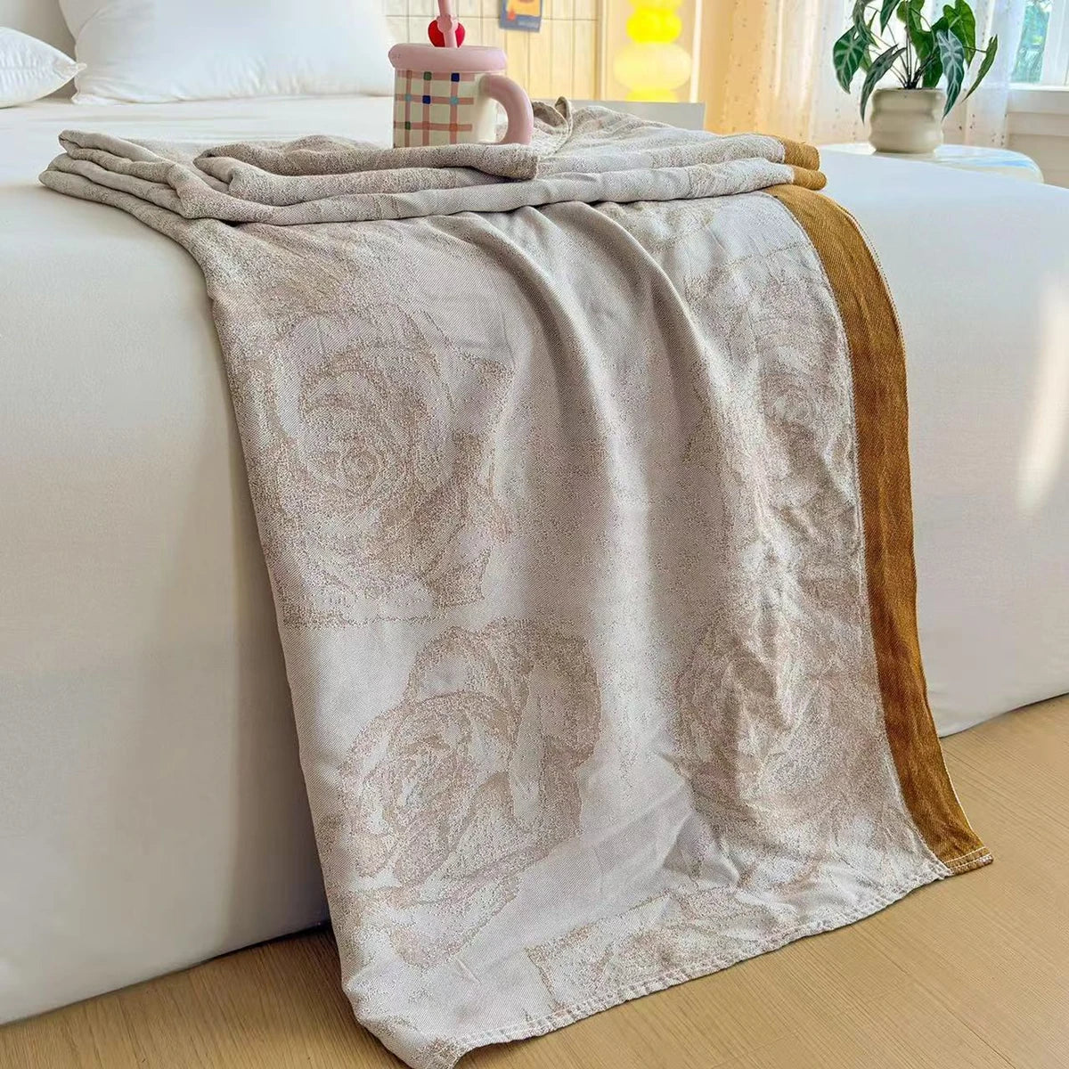 "Bamboo Jacquard" 100% Bamboo Fibre Cooling Blanket