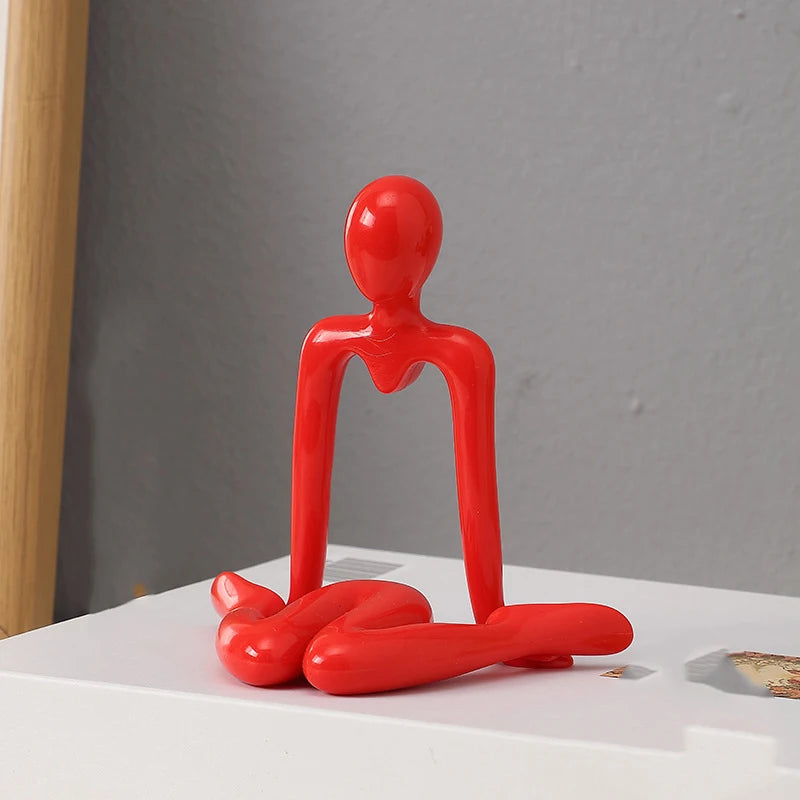 Minimalist Thinker

Abstract thinker sculpture Modern home ornament Minimalist desk decor Thinker figurine Nordic office accessories Eco-friendly art sculpture Contemporary bookshelf decor Thoughtful gift ideas Abstract art supplies