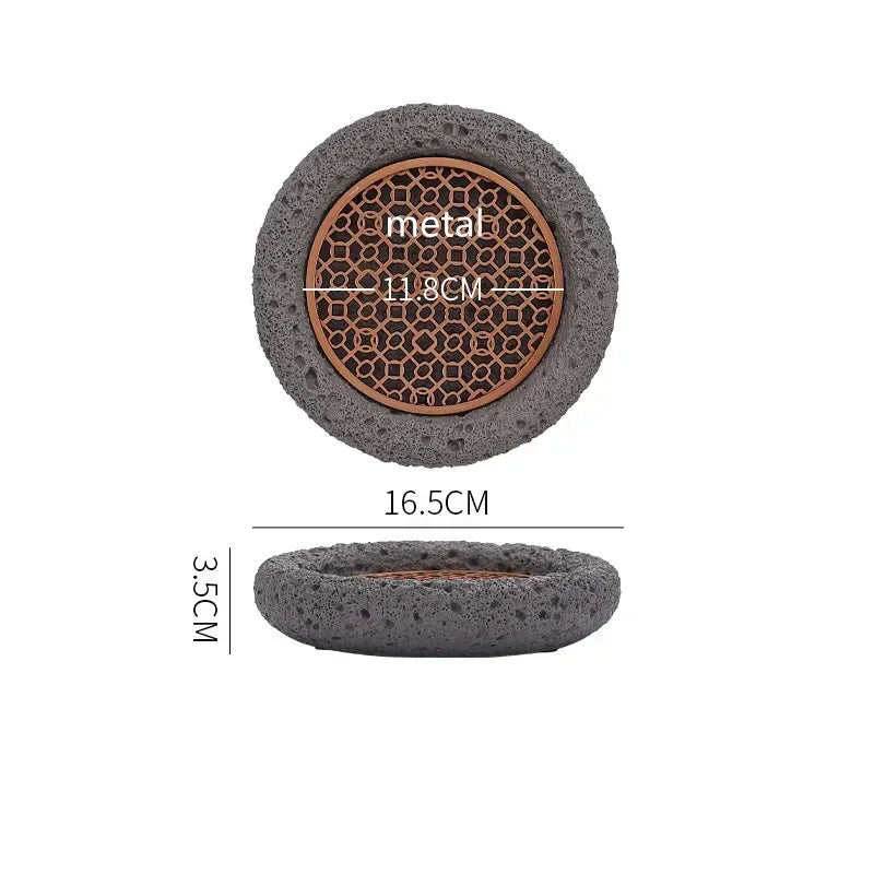 clHouse & Home
Black volcanic stone plate UK

Creative sushi serving tray

Unique honeycomb coal plate

Dry ice food presentation

Industrial style tableware

Artisan cold plate for sushi

Modern black dinnerware

Designer gift for chefs