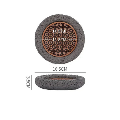 clHouse & Home
Black volcanic stone plate UK

Creative sushi serving tray

Unique honeycomb coal plate

Dry ice food presentation

Industrial style tableware

Artisan cold plate for sushi

Modern black dinnerware

Designer gift for chefs