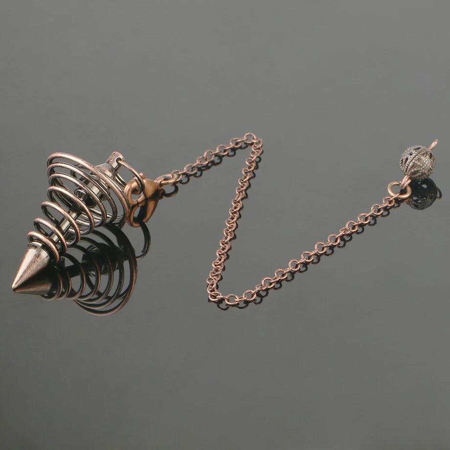 
Universe

Spiritual Growth

Spiritual Connection

Self-Discovery

Intuition

Inner Wisdom

Handcrafted

Energy Healing

Dowsing

Divination

Copper Pendulum

Answers