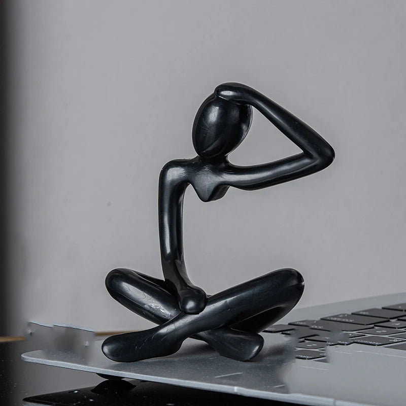 Minimalist Thinker

Abstract thinker sculpture Modern home ornament Minimalist desk decor Thinker figurine Nordic office accessories Eco-friendly art sculpture Contemporary bookshelf decor Thoughtful gift ideas Abstract art supplies