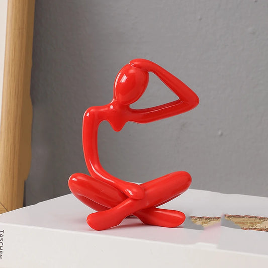 Minimalist Thinker

Abstract thinker sculpture Modern home ornament Minimalist desk decor Thinker figurine Nordic office accessories Eco-friendly art sculpture Contemporary bookshelf decor Thoughtful gift ideas Abstract art supplies