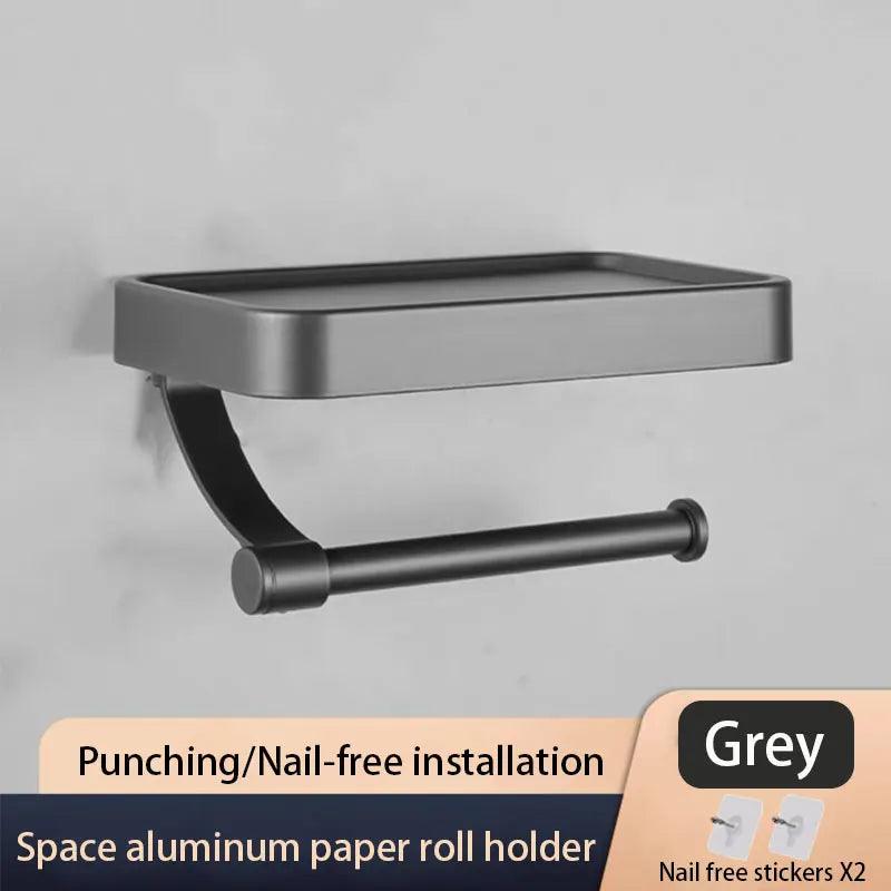 Toilet Paper Holder, Stylish, Modern, Easy Install Durable, Rust-Resistant, Bathroom Space-Saving, Small Bathrooms, Easy Use  Decorative, Elegant, Bathroom Organized, Functional, Easy Clean