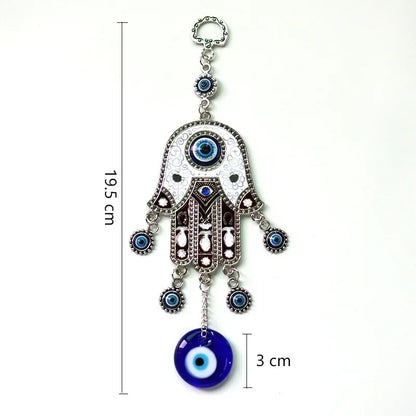 "Guardian Harmony" Hamsa & Evil Eye Wall Chime