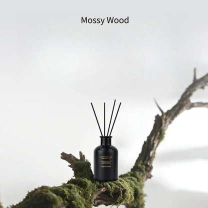 Bloom & Drift Reed Diffuser Set – Mossy Wood fragrance, 250ml glass bottle with reed sticks | CL House