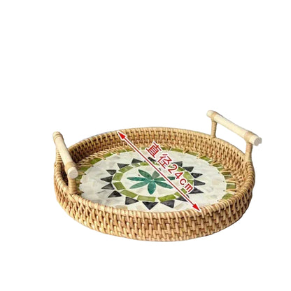 clHouse & Home
Rattan storage tray 

Shell inlay wicker basket

Boho living room organiser

Handcrafted jewellery tray

Round rattan tray with handles

Natural shell home decor

Artisan woven tray

Wicker trinket organiser