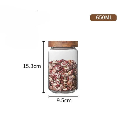 Glass airtight canister 

Kitchen storage jars wood lid

Pantry organisation set

Sealed food container glass

Cereal dispenser jar


Airtight ginger storage

Sustainable food jars

Modern glass larder canisters