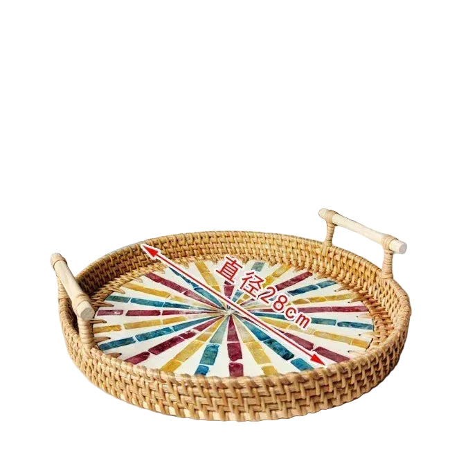 clHouse & Home
Rattan storage tray 

Shell inlay wicker basket

Boho living room organiser

Handcrafted jewellery tray

Round rattan tray with handles

Natural shell home decor

Artisan woven tray

Wicker trinket organiser