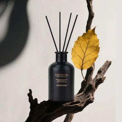 Bloom & Drift Reed Diffuser Set – Mossy Wood fragrance, 250ml glass bottle with reed sticks | CL House