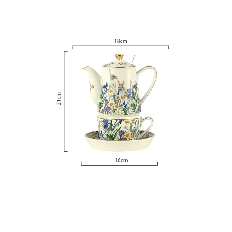 clHouse & Home
London pottery rabbit teapot UK

Ceramic teapot with stainless steel infuser

500ml floral tea pot set

British style rabbit kitchenware

Loose leaf tea infuser pot

Luxury cottagecore tea set

Unique rabbit gift for tea lovers

Small ceramic teapot for two