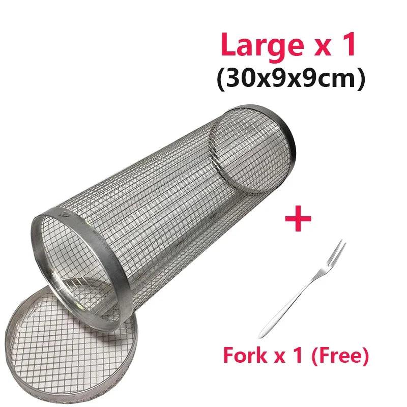 Versatile

Upgrade Grilling

Tailgating

Stainless Steel

Small Cuts of Meat Compact

Seafood

Rolling

Portable

Meats Rolling Grill Basket

Grill Vegetables

Even Cooking

Easy to Clean

Durable

Dishwasher Safe Rolling

Camping

BBQ Basket

Backyard BBQ BBQ Basket