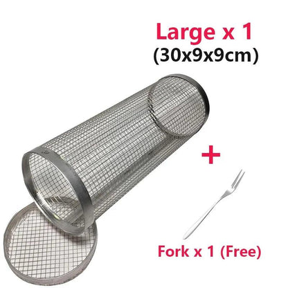 Versatile

Upgrade Grilling

Tailgating

Stainless Steel

Small Cuts of Meat Compact

Seafood

Rolling

Portable

Meats Rolling Grill Basket

Grill Vegetables

Even Cooking

Easy to Clean

Durable

Dishwasher Safe Rolling

Camping

BBQ Basket

Backyard BBQ BBQ Basket
