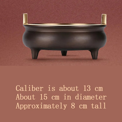 "Ding" pure copper tripod incense burner — CL House Candles & Fragrance