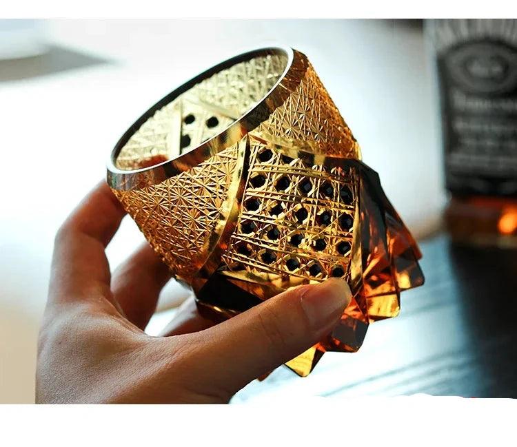 Whiskey Glass Amber Crystal Handcrafted Luxury Elegant Unique Hand-Cut Special Occasions Connoisseur

Utensils Drinkware

Home Decor Gift